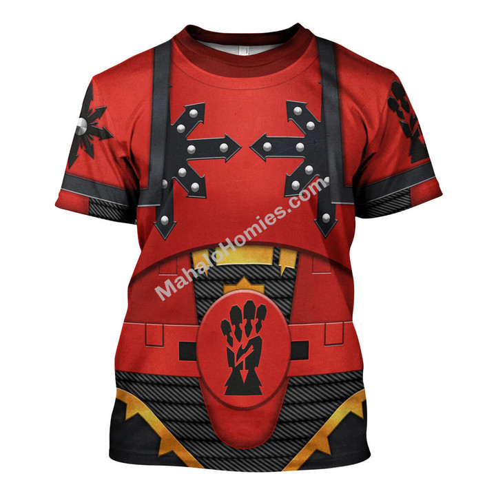 MahaloHomies Unisex T-shirt A Red Corsairs Heretic Astartes 3D Costumes