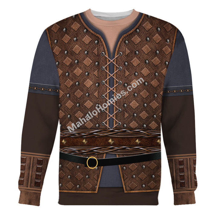 MahaloHomies Unisex Sweatshirt Bjorn Lothbrok 3D Costumes