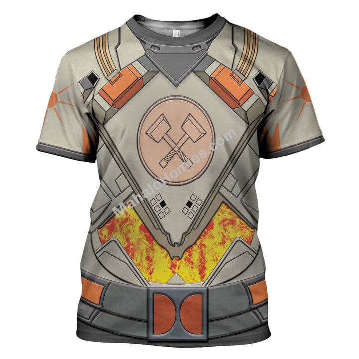 MahaloHomies Unisex T-shirt Hallowfire Heart 3D Costumes