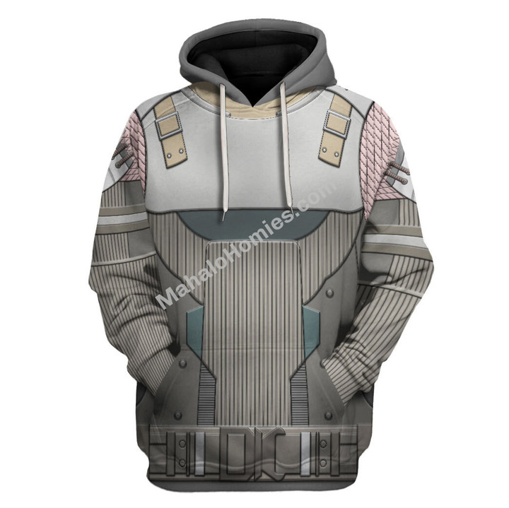 MahaloHomies Unisex Hoodie Refugee Titan Armor Set 3D Costumes