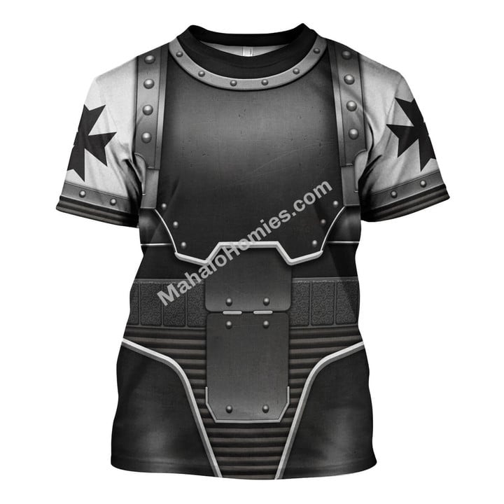MahaloHomies Unisex T-shirt Black Templars In Mark III Power Armor 3D Costumes