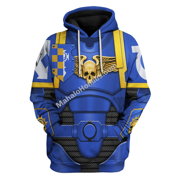 MahaloHomies Unisex Hoodie Primaris Lieutenant 3D Costumes
