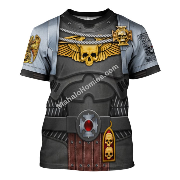 MahaloHomies Unisex T-shirt Deathwatch Captain 3D Costumes