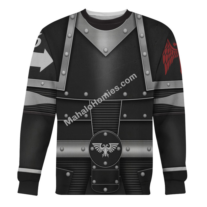 MahaloHomies Unisex Sweatshirt Pre-Heresy Dark Angels in Mark II Crusade 3D Costumes