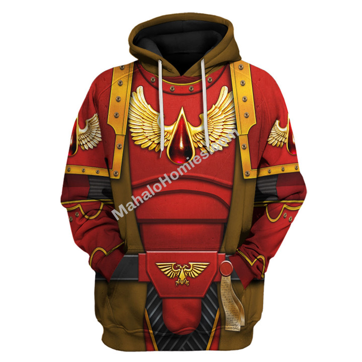 MahaloHomies Unisex Tracksuit Blood Angels Brown Robe 3D Costumes