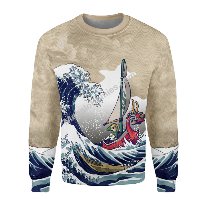 MahaloHomies Unisex Sweatshirt The Legend Of Zelda Japanese Wave 3D Apparel