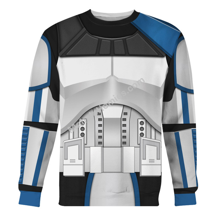 MahaloHomies Sweatshirt Captain Rex Star Wars 3D Costumes