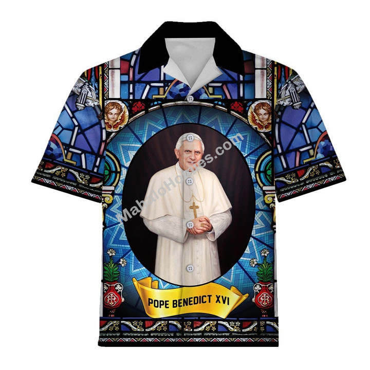 Mahalohomies Hawaiian Shirt Pope Benedict XVI 3D Apparel
