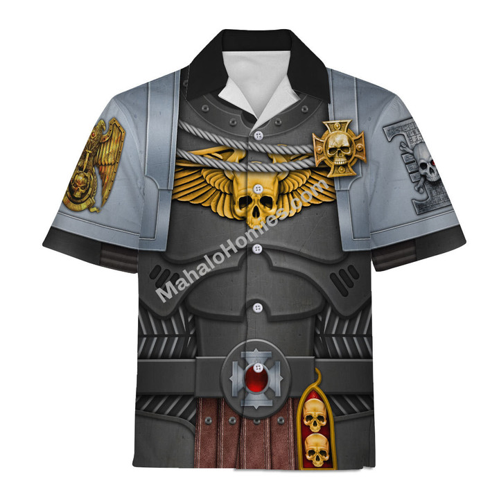 MahaloHomies Unisex Hawaiian Shirt Deathwatch Captain 3D Costumes