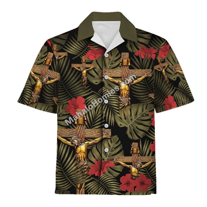 Mahalohomies Hawaiian Shirt Jesus Is The Son Of God 3D Apparel