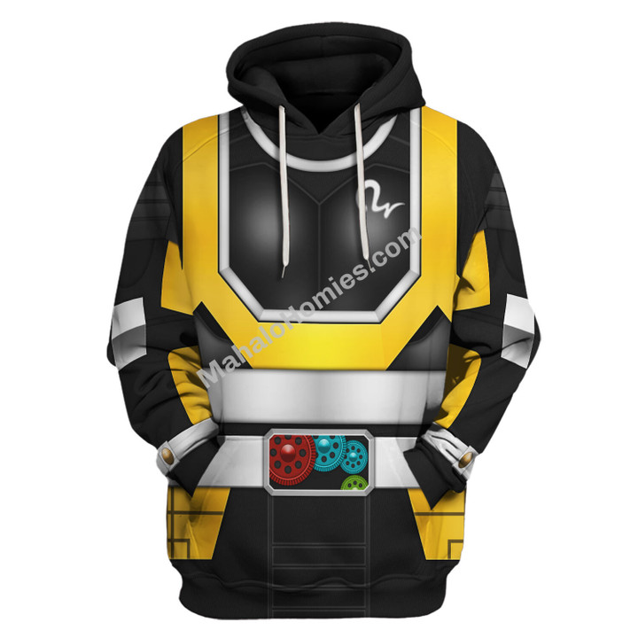 Simulation Super Gold Kamen Rider Black RX Hoodies Sweatshirt T-shirt Hawaiian Tracksuit