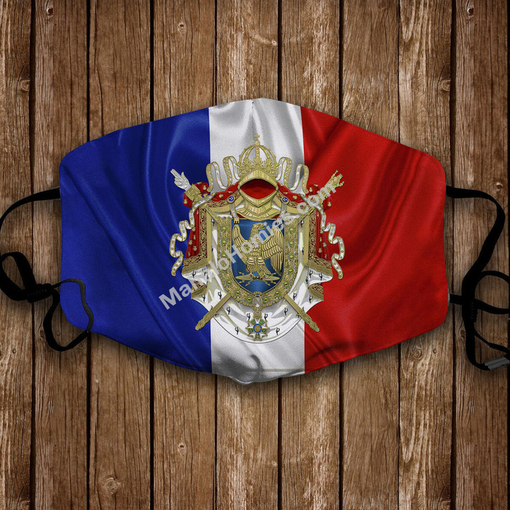 Napoleon Coat Of Arms Face Mask