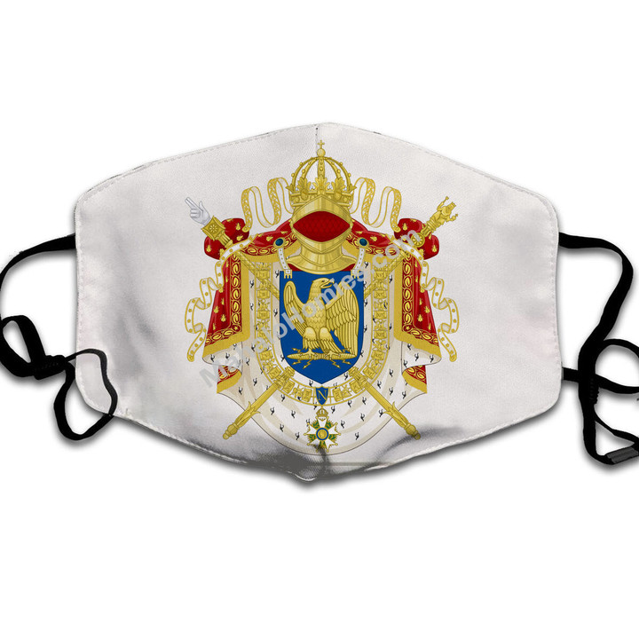 Mahalohomies Napoleon Coat Of Arms Face Mask