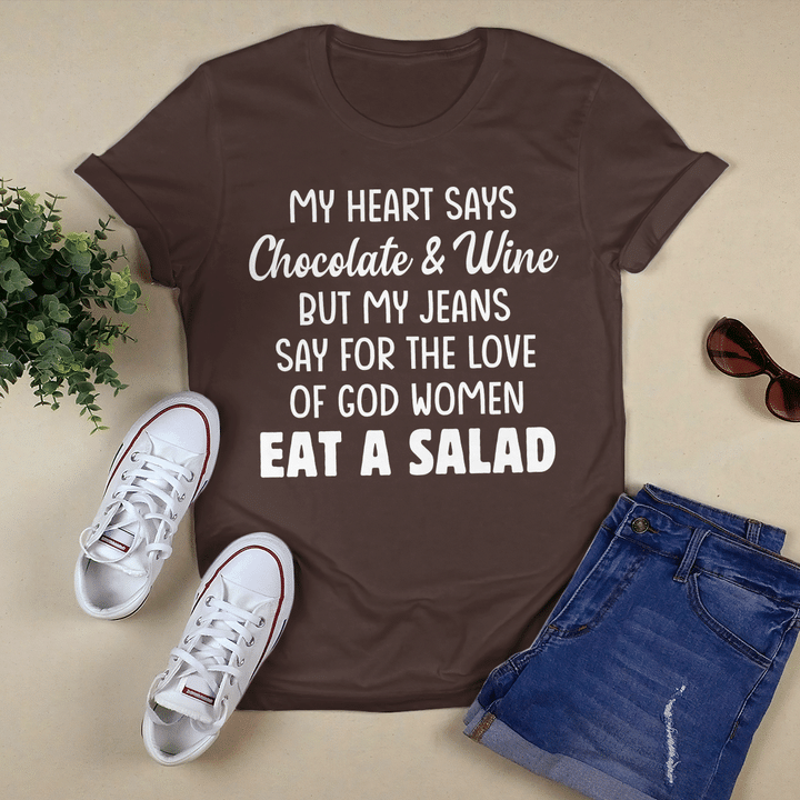 My Heart Says Chocolate & Wine