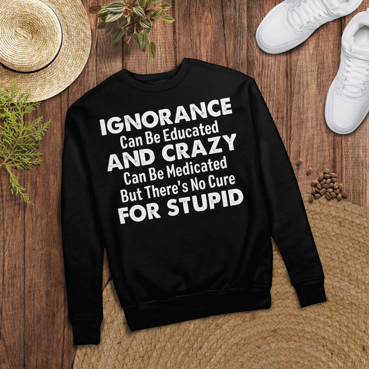 Ignorance Can Be Educated And Crazy