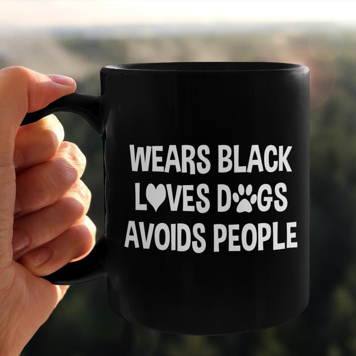 Wears Black Loves Dogs