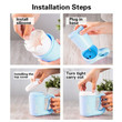 Multifunctional 360° Paw Cleaner Cup. Silicone Pet Foot Cleaning Cup for Dogs and Cats