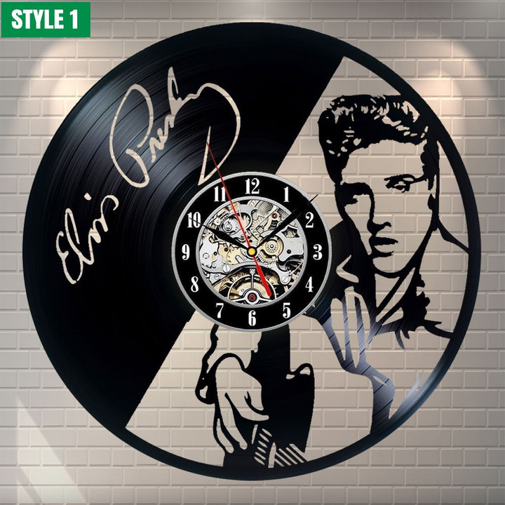 Elvis Presley VINYL RECORD CLOCKS Home Décor Gift
