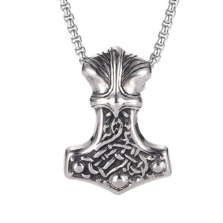 Thor's Hammer Mjolnir Pendant Necklace