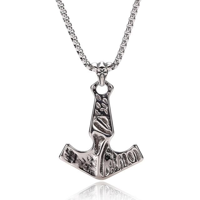 Stainless Steel Chain Anchor Pendants Men Necklaces