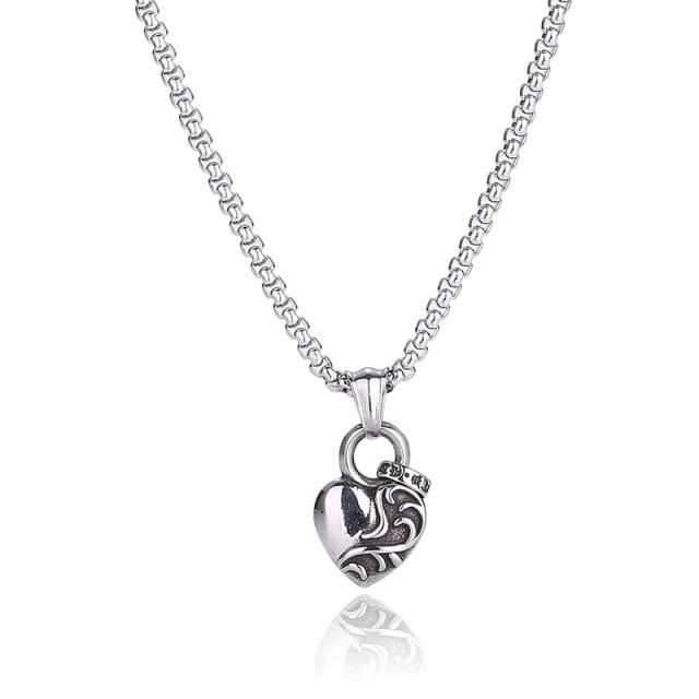 Meaningful Heart Shape Pendant Necklaces Vintage Women Jewelry Wonderful Gift