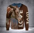 DL TEXAS LONGHORN COW LOVE LHB - 3D PRINT