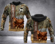 Red Angus cattle 3D printed hoodie LVW
