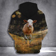 Hereford cattle 3D printed hoodie OTW