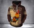 Chicken 3D printed hoodie GOQ