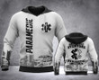 Paramedic Smile Back 3D all over printed hoodie WHJ
