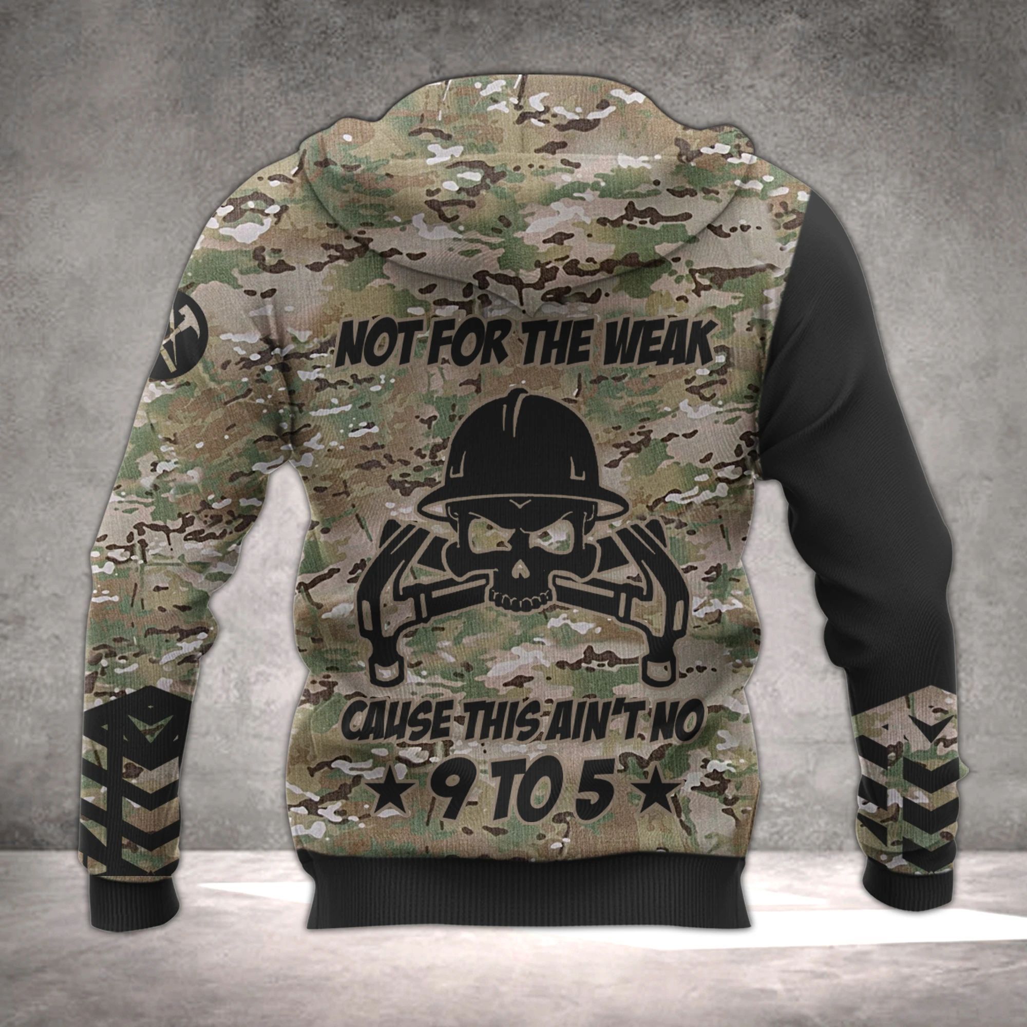MTP ROOFER PU 9TO5 CAMO HOODIE 3D