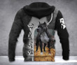 Pit bull 3D all over printed hoodie MMT
