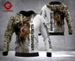 LMT GERMAN WIREHAIRED POINTER HALF CAMOUFLAGE PRINTED HOODIE