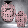 LMT Boston Terrier language 3D all over printed hoodie