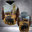 VH BLACK ANGUS CATTLE HOODIE 3D ALL OVER PRINTED
