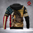 Clydesdale horse MT 3D all over printed hoodie QTH