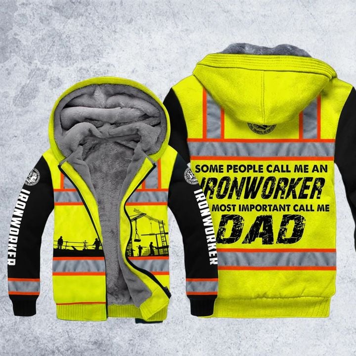 DH IRONWORKER DAD SAFETY HOODIE ALL OVER PRINT