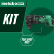 Metabo HPT 18V Brushless Lithium Ion Oscillating Multi-Tool (Tool Body Only) Item No.CV18DBLQ5M