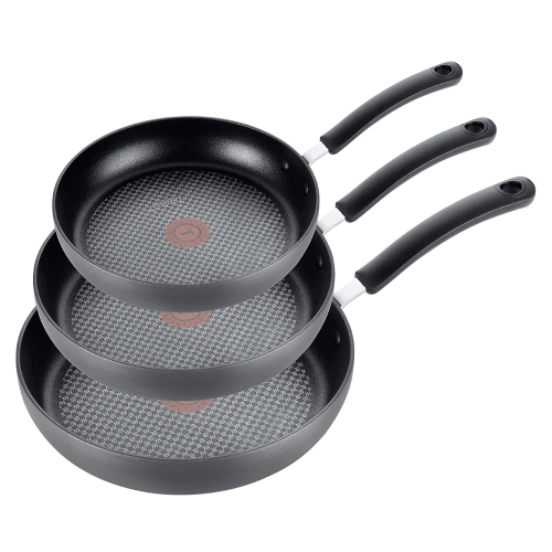 T-Fal E765S363 Ultimate Hard Anodized Nonstick 8-Inch, 10.25-Inch and 12-Inch Fry Pan Cookware Set