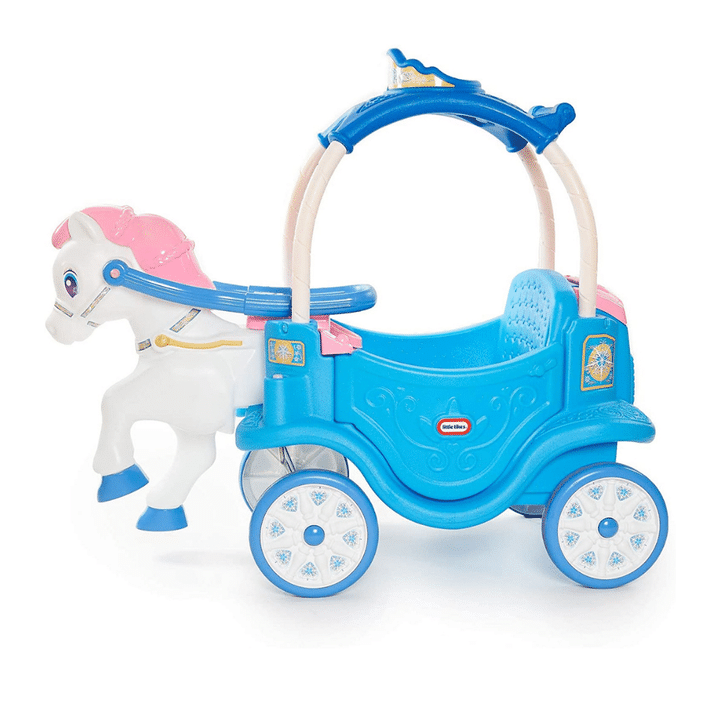 Little Tikes Princess Horse & Carriage - Frosty Blue Ride-On