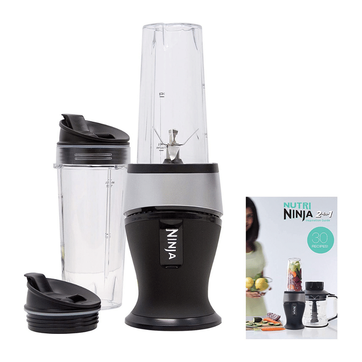 Ninja Personal Blender 700-Watt Base, 16-Ounce Cups With Spout Lids (QB3001SS)