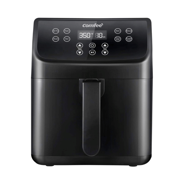 Comfee' 5.8QT Digital Air Fryer, Toaster Oven & Oilless Cooker, 1700W, Black