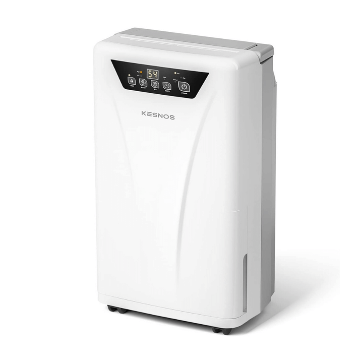 Kesnos 2500 Sq.Ft. Dehumidifier with Drain Hose, Water Tank, Timer, Auto Defrost