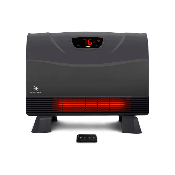 Heat Storm Phoenix HS-1500-PHX, Infrared Space Heater With Attachable Feet, Remote Control