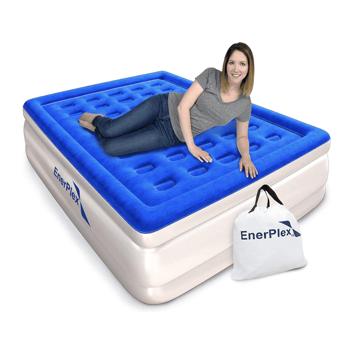 EnerPlex Queen Air Mattress For Camping, Home And Travel, 16 Inch