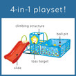 Eezy Peezy Active Play 3 in 1 Jungle Gym PlaySet-Toolcent®