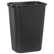Rubbermaid Commercial Products Plastic Resin Wastebasket Trash Can, 10 Gallon, Pack Of 4