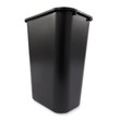 Rubbermaid Commercial Products Plastic Resin Wastebasket Trash Can, 10 Gallon, Pack Of 4