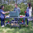 GCI Outdoor Master Cook Portable Folding Camp Kitchen, Black