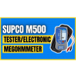 Supco M500 Insulation Tester/Electronic Megohmmeter with Soft Carrying Case